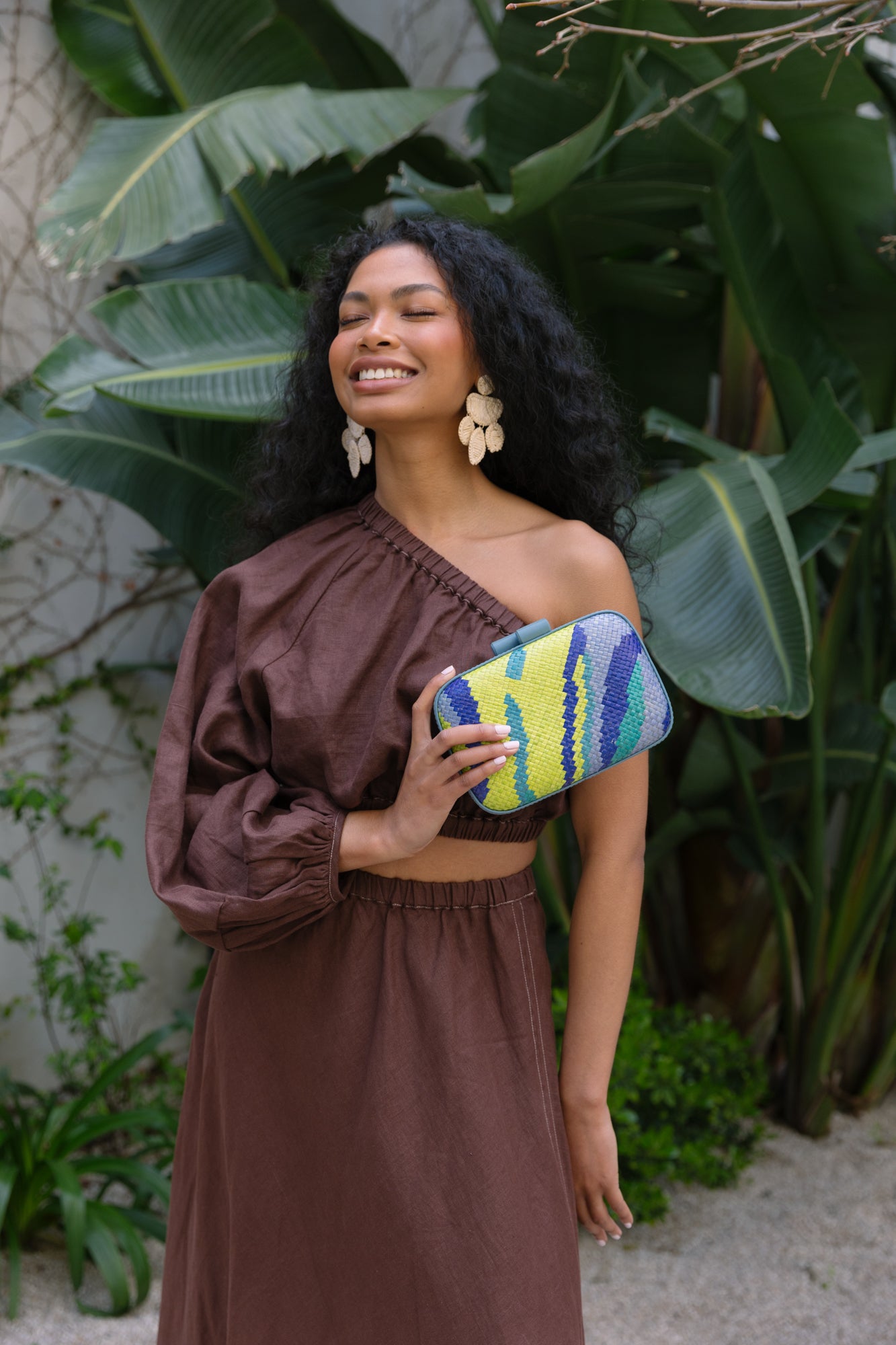 Pochette Comporta Bleu
