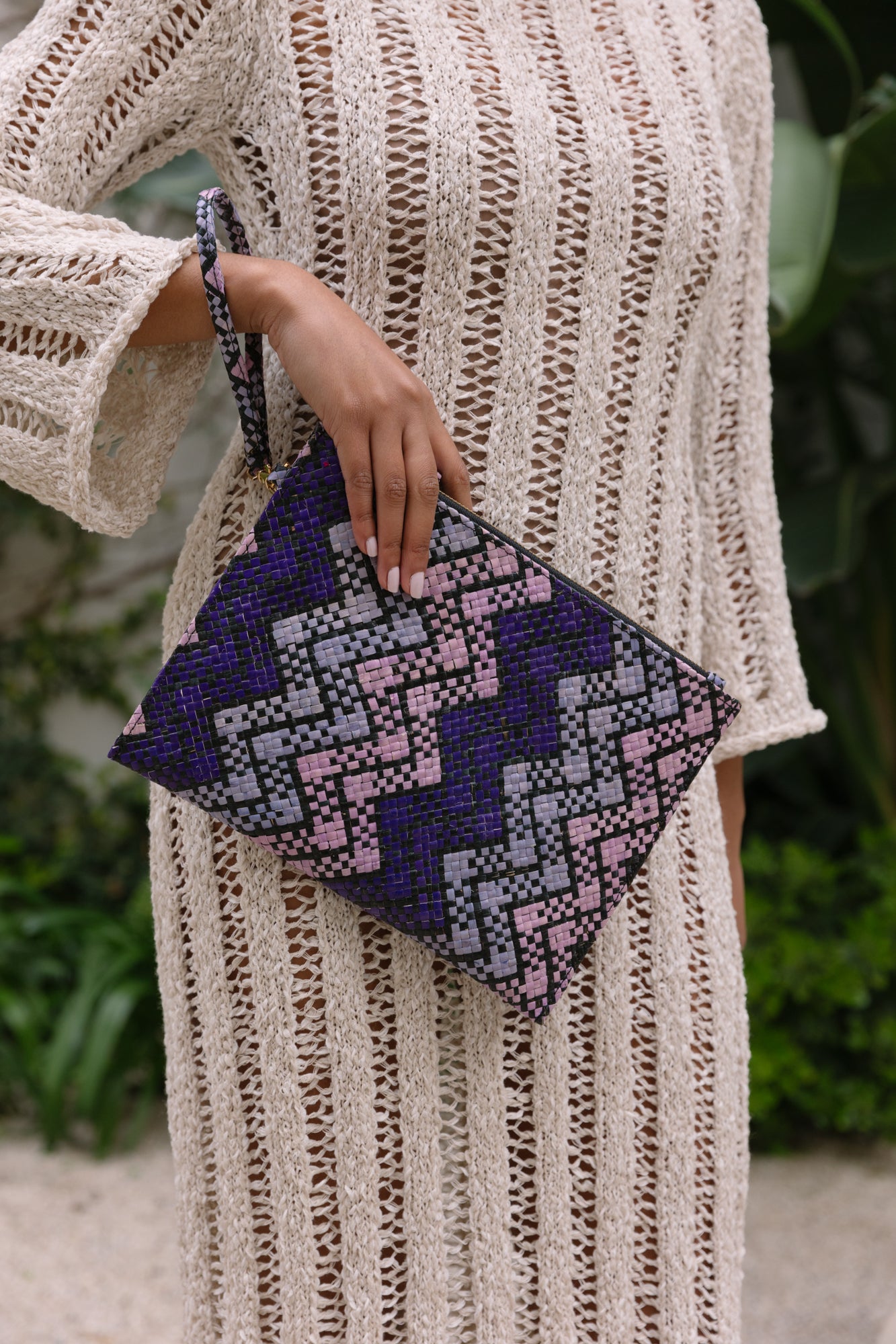 ALEX PURPLE ZIGZAG WRISTLET